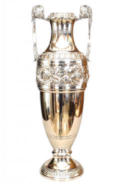 Pair of English Georgian Silver Plated Vases - 4322492