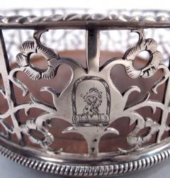 Pair of English Georgian Sterling Silver Wine Coasters 1768 - 4424771