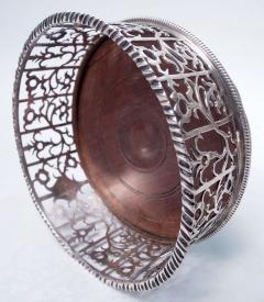 Pair of English Georgian Sterling Silver Wine Coasters 1768 - 4424772