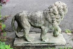 Pair of English Large Cast Stone Medici Lions - 1965019