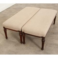 Pair of English Mahogany Benches - 2915756