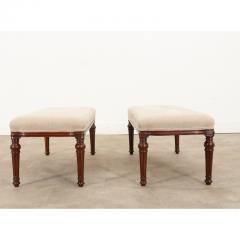 Pair of English Mahogany Benches - 2915772