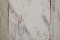 Pair of English Neoclassical Antique Faux Marble Painted Pine Columns - 4501644