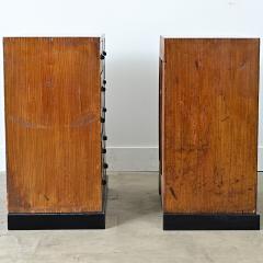Pair of English Painted Pine File Drawers - 4798116