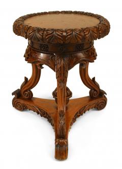 Pair of English Regency Anglo Indian Rosewood Taborets - 4631695