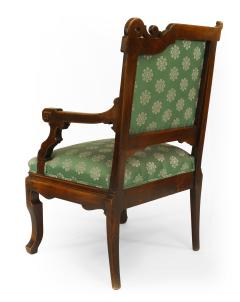 Pair of English Regency Green Upholstery Chairs - 1401965