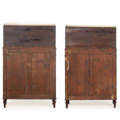 Pair of English Regency Rosewood Bookcase Cabinets att John McLean c 1820 - 4738942