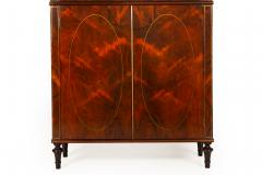 Pair of English Regency Rosewood Bookcase Cabinets att John McLean c 1820 - 4738946