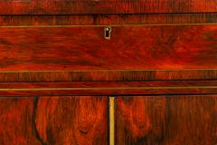 Pair of English Regency Rosewood Bookcase Cabinets att John McLean c 1820 - 4738951