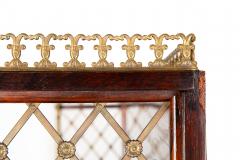 Pair of English Regency Rosewood Bookcase Cabinets att John McLean c 1820 - 4738955