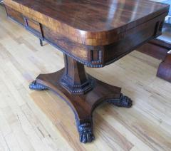 Pair of English Regency Rosewood Game Tables - 205492