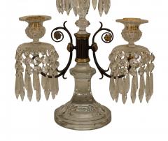 Pair of English Regency Waterford Crystal Candelabras - 4407926