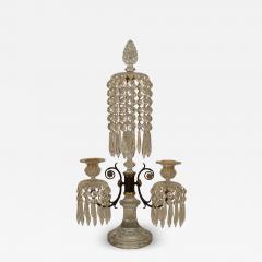 Pair of English Regency Waterford Crystal Candelabras - 4412416