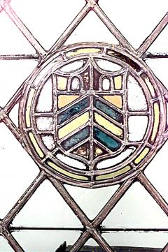 Pair of English Renaissance Revival Leaded Glass Windows - 4651973