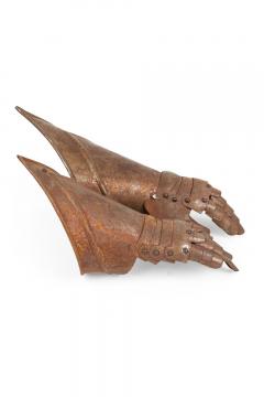 Pair of English Renaissance Style Armor Gauntlet Gloves - 4669890