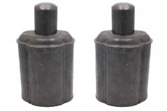 Pair of English Renaissance Style Pewter Tea Vases - 4529311