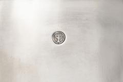 Pair of English Sheffield Silver Plated Cobalt Blue Glass Urns by Barker Ellis - 4501157