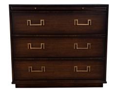 Pair of English Traditional Style Mahogany Nightstand Chests - 2659972