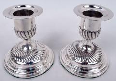 Pair of English Victorian Classical Sterling Silver Candlesticks 1889 - 4537288