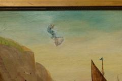 Pair of English Victorian Gilt Seascape Paintings - 4516674