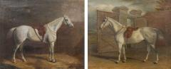 Pair of English Victorian Horse Oil Paintings - 4632020