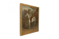 Pair of English Victorian Horse Oil Paintings - 4632032