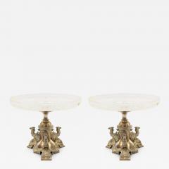 Pair of English Victorian Silver Plated Camel Centerpieces - 4263194