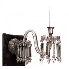 Pair of English Victorian Waterford Crystal Wall Sconces - 4667639