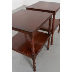 Pair of English Vintage Mahogany Tables - 2290912