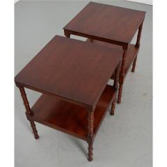 Pair of English Vintage Mahogany Tables - 2290951