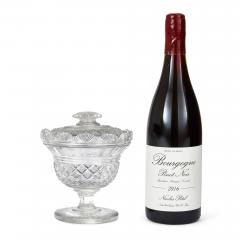 Pair of English engraved and cut glass sweet bowls - 2994654