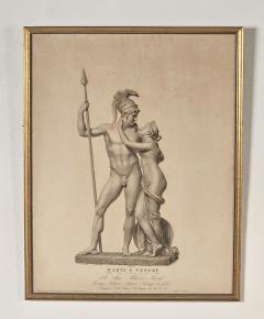 Pair of Engravings of Mars and Venus Italy circa 1880 - 4286224