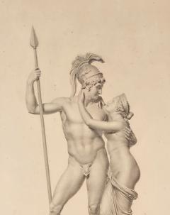 Pair of Engravings of Mars and Venus Italy circa 1880 - 4286225