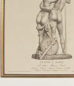 Pair of Engravings of Mars and Venus Italy circa 1880 - 4286229