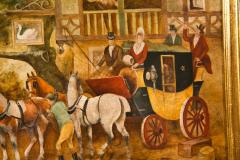 Pair of Equestrian Paintings Signed E R Woods - 2490895