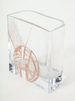 Pair of Etched Glass Vases - 895755
