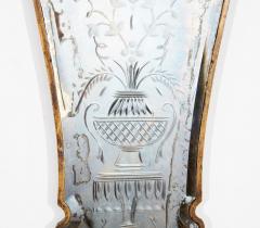 Pair of Etched Venetian Mirror Sconces - 4559318
