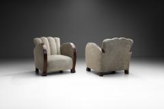 Pair of European Art Deco Armchairs Europe First half of the 20th century - 3895726