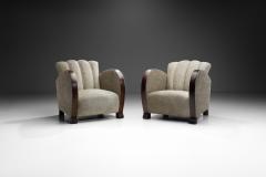 Pair of European Art Deco Armchairs Europe First half of the 20th century - 3895727