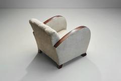 Pair of European Art Deco Armchairs Europe First half of the 20th century - 3895730