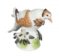 Pair of European Porcelain Figures Of English Trumpeter Pigeons - 4134082