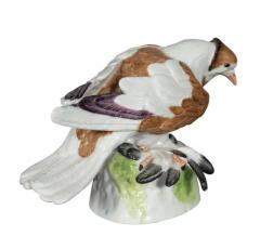 Pair of European Porcelain Figures Of English Trumpeter Pigeons - 4134085