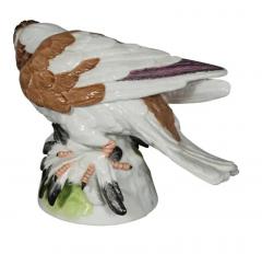 Pair of European Porcelain Figures Of English Trumpeter Pigeons - 4134106