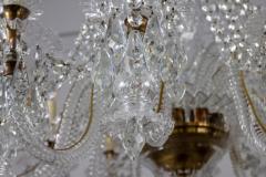 Pair of Exceptional Large French Cut Crystal Chandelier 1930 - 3962177