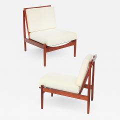 Pair of Fabian Mid Century Danish Side Chairs - 1125577