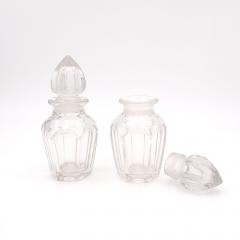 Pair of Faceted Bottles France 19th century - 3793920