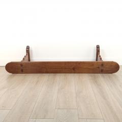 Pair of Farmhouse Benches with Italian Details circa 1830 - 2836723