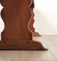 Pair of Farmhouse Benches with Italian Details circa 1830 - 2836724