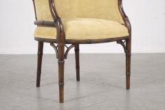 Pair of Faux Bamboo Armchairs - 3044998