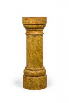 Pair of Faux Marble Painted Pedestals - 4657605
